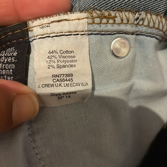 J crew point sur skinny Jean size 24 - Picture 5 of 5
